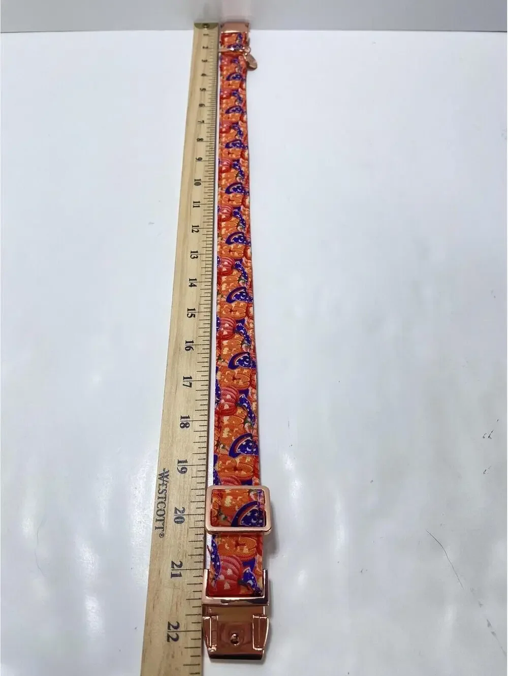 Dog Adjustable Halloween Pumpkin Collar Festive Pet Costume Accessory